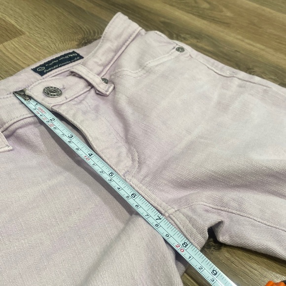 AG Adriano Goldschmied Women’s “The Angel” Lilac Colored Flared Jeans - Size 26 - Picture 9 of 12